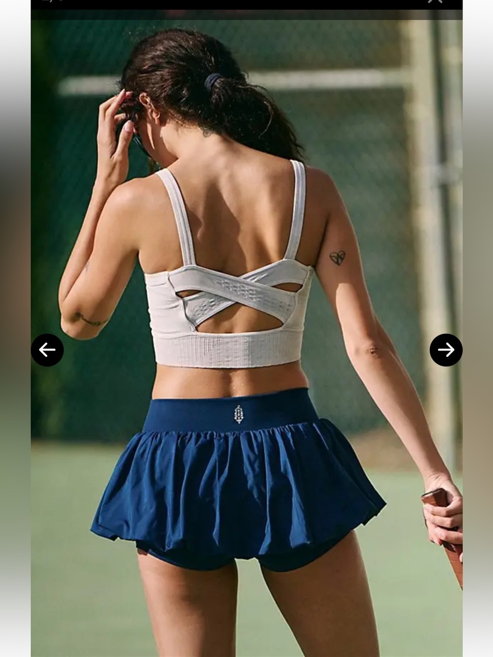NWOT Free People Movement Dance All Day Bubble Skort sz S - Picture 7 of 7